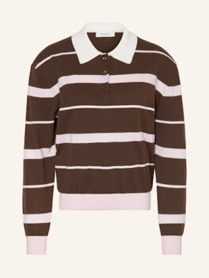 Obrázek produktu Darling Harbour Úpletová Polokošile dark brown / rose