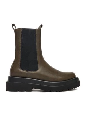 Obrázek produktu DeeZee Kotníková obuv s elastickým prvkem 7223-1-OLIVE Zelená