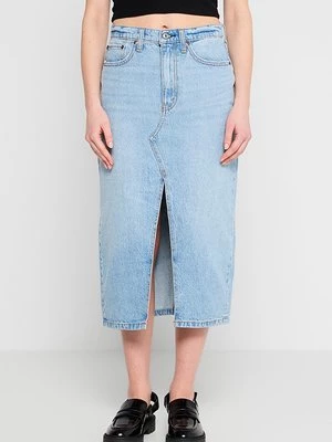 Obrázek produktu Denimová sukně Abercrombie & Fitch světle modrá