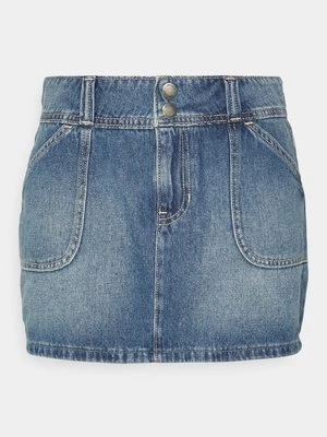 Obrázek produktu Denimová sukně Hollister Co. fialová
