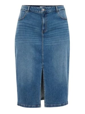 Obrázek produktu Denimová sukně WE Fashion tmavě modrá