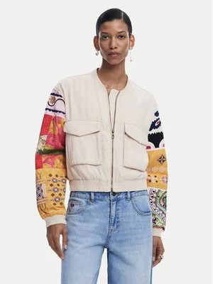 Obrázek produktu Desigual Bunda bomber Austin 25SWEW51 Béžová Regular Fit