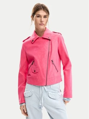 Obrázek produktu Desigual Bunda z imitace kůže Lolly 26SWEW06 Růžová Regular Fit