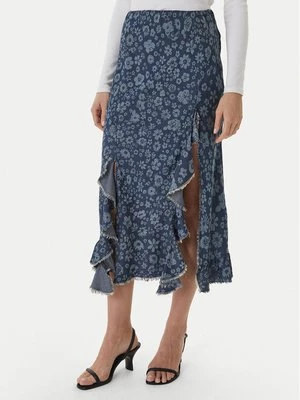 Obrázek produktu Desigual Džínová sukně Anem 26SWFW04 Modrá Regular Fit