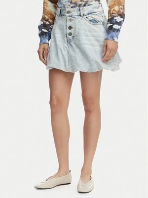 Obrázek produktu Desigual Džínová sukně Fal Globo 26SWFD01 Modrá Regular Fit