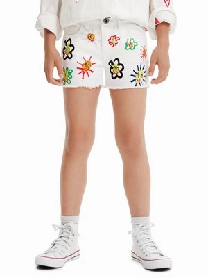 Obrázek produktu Desigual Džínové šortky 23SGDD07 Bílá Regular Fit