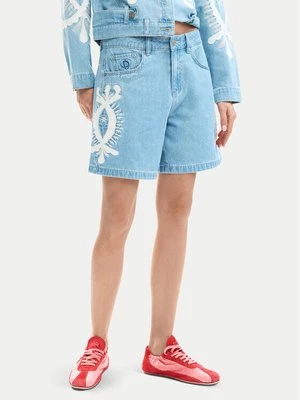 Obrázek produktu Desigual Džínové šortky Wakand 26SWDD45 Modrá Relaxed Fit