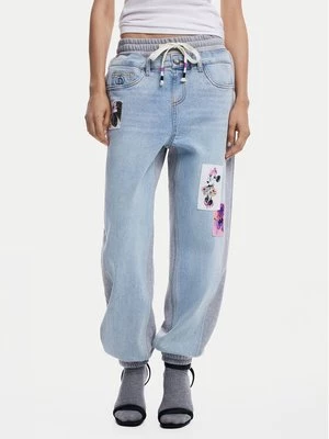 Obrázek produktu Desigual Jeansy Mnnie 25SWDD72 Modrá Loose Fit