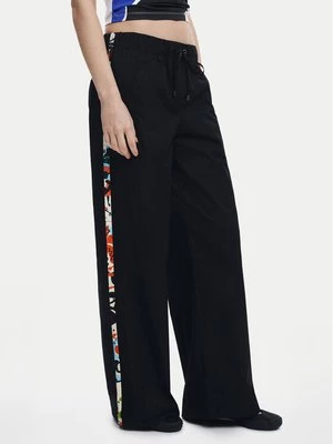 Obrázek produktu Desigual Kalhoty z materiálu Paisley 25SWPW19 Černá Regular Fit