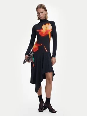 Obrázek produktu Desigual Každodenní šaty Mila 25WWVK40 Černá Slim Fit