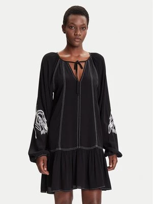 Obrázek produktu Desigual Každodenní šaty Silvianegro 25WWVW19 Černá Loose Fit