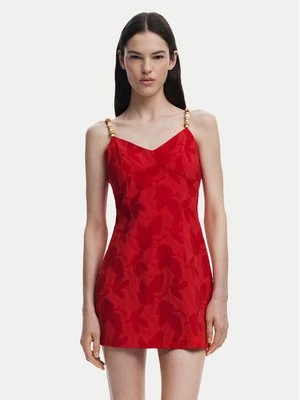 Obrázek produktu Desigual Koktejlové šaty Tigris 25SWVW85 Červená Slim Fit