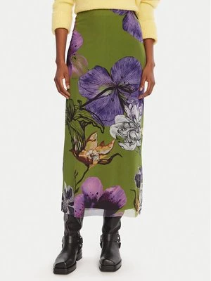 Obrázek produktu Desigual Maxi sukně Tulleflowers Lacroix 25WWFK03 Zelená Regular Fit