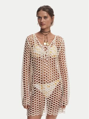 Obrázek produktu Desigual Plážové šaty Flow 25SWMK22 Béžová Regular Fit