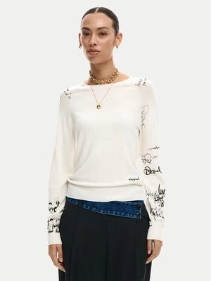 Obrázek produktu Desigual Svetr Marquette 26SWJF10 Écru Regular Fit