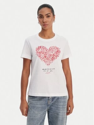 Obrázek produktu Desigual T-Shirt 26SWTK06 Bílá Regular Fit