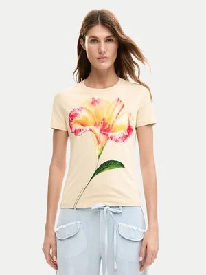 Obrázek produktu Desigual T-Shirt Estocolmo 26SWTK03 Béžová Regular Fit