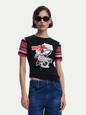 Obrázek produktu Desigual T-Shirt Minnie 25SWTK39 Černá Slim Fit