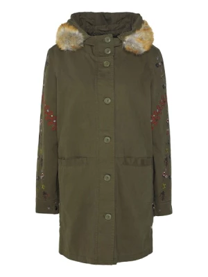 Obrázek produktu Desigual Zimní parka  marine modrá / hořčicová / khaki / ohnivá červená