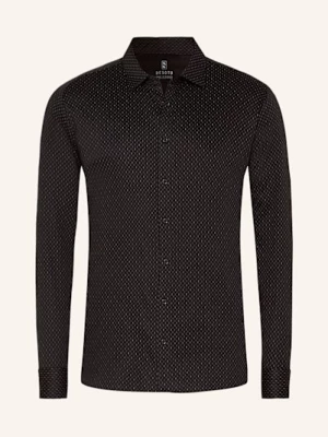 Obrázek produktu Desoto Žerzejová Košile Slim Fit černá / tmavě šedá / šedá
