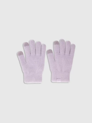 Obrázek produktu Dětské pletené rukavice Touch Screen - fialové 4F