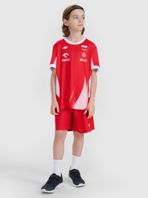 Obrázek produktu Dětské zápasové šortky replika 4F x Polska Siatkówka - červené