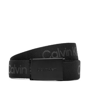 Obrázek produktu Dětský pásek Calvin Klein Calvin Logo Canvas Belt IU0IU00667 Černá