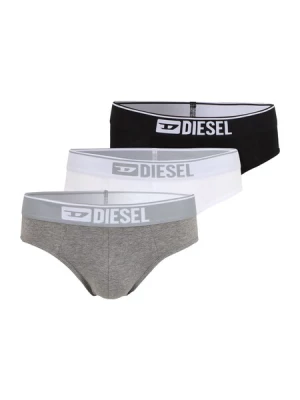 Obrázek produktu DIESEL Slipy 'Andre'  šedý melír / černá / bílá