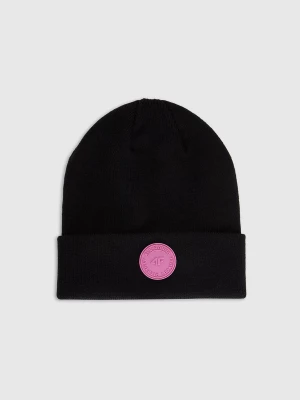Obrázek produktu Dívčí beanie čepice - černá 4F