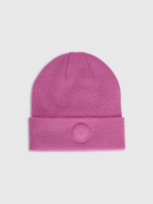 Obrázek produktu Dívčí beanie čepice - růžová 4F