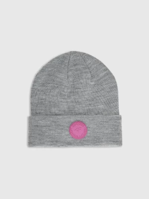 Obrázek produktu Dívčí beanie čepice - šedá 4F
