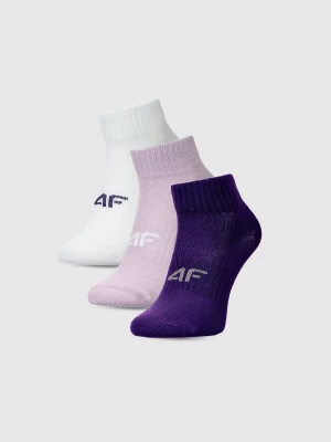 Obrázek produktu Dívčí casual ponožky nad kotník (3-pack) - multicolor 4F