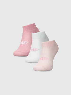 Obrázek produktu Dívčí casual ponožky nad kotník (3-pack) - multicolor 4F