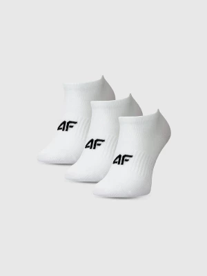 Obrázek produktu Dívčí casual ponožky pod kotník (3-pack) - bílé 4F