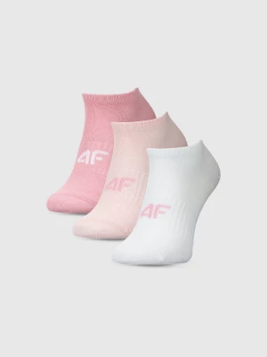 Obrázek produktu Dívčí casual ponožky pod kotník (3-pack) - multicolor 4F