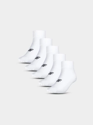 Obrázek produktu Dívčí krátké ponožky (5-pack) - bílé 4F