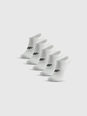 Obrázek produktu Dívčí krátké ponožky (5-pack) - bílé 4F
