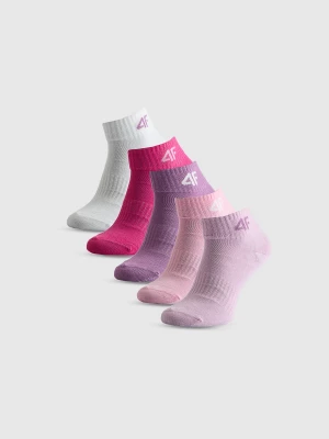 Obrázek produktu Dívčí krátké ponožky (5-pack) - multicolor 4F
