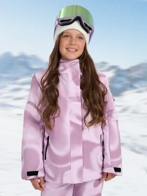Obrázek produktu Dívčí snowboardová bunda membrána 8000 - multicolor 4F