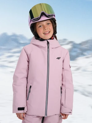 Obrázek produktu Dívčí snowboardová bunda membrána 8000 - růžová 4F