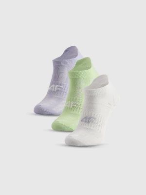 Obrázek produktu Dívčí sportovní kotníkové ponožky (3-pack) - multicolor 4F