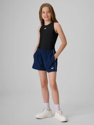 Obrázek produktu Dívčí sportovní teplákové šortky - tmavě modré 4F