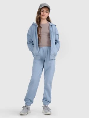 Obrázek produktu Dívčí teplákové jogger kalhoty - modré 4F