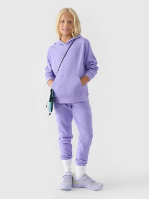 Obrázek produktu Dívčí tepláky typu jogger - denim 4F