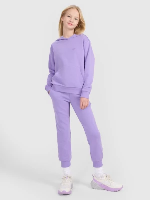 Obrázek produktu Dívčí tepláky typu jogger - fialové 4F