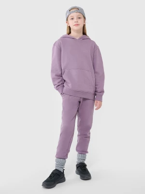 Obrázek produktu Dívčí tepláky typu jogger - fialové 4F