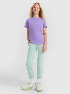 Obrázek produktu Dívčí tepláky typu jogger - tyrkysové 4F