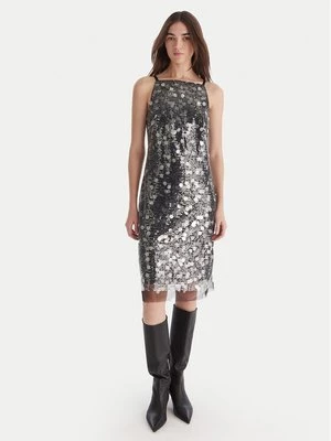 Obrázek produktu DKNY Koktejlové šaty DD54AN04 Stříbrná Slim Fit