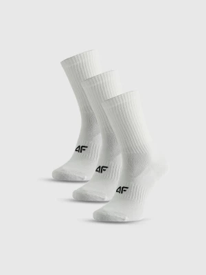 Obrázek produktu Dlouhé ponožky (3-pack) dámské - bílé 4F