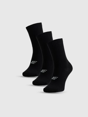 Obrázek produktu Dlouhé ponožky (3-pack) dámské - černé 4F